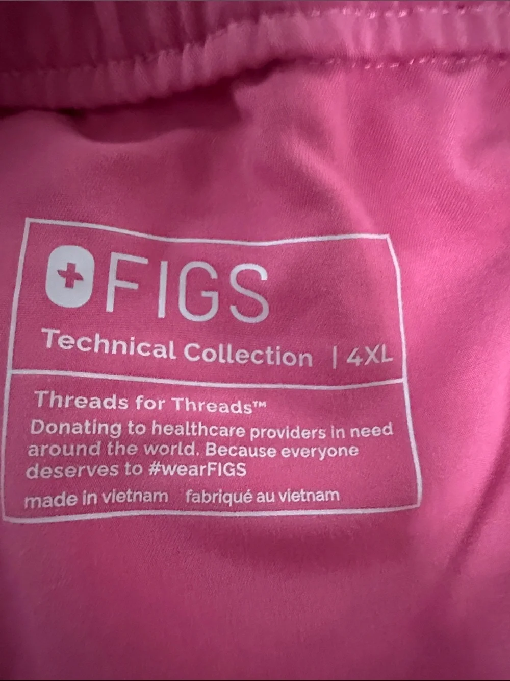 Figs Bright Pink Men's Drawstring Joggers
